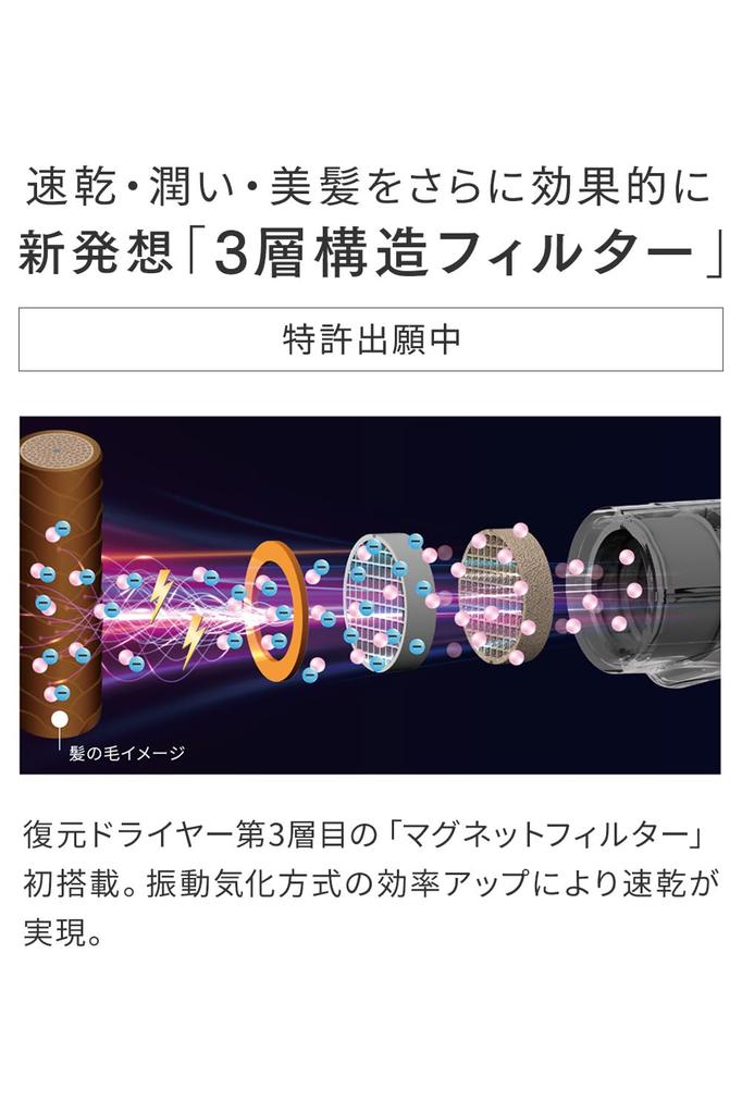 LOUVREDO Restoration Dryer Pro8 Dawn Blue [Official Store] LJ-365DR8