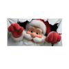 Christmas Background Cloth Santa Claus Breaking Open Paper Garage Door Banner For Living Room Entrance Corridor Window Clings