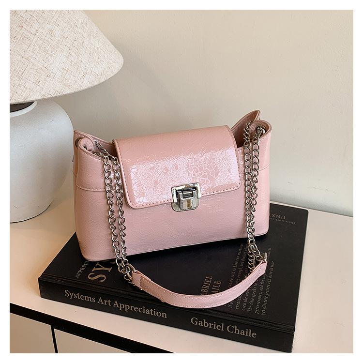 Frühling und Sommer Taschen 2025 neue trendige Mode vielseitige Kette Achselhöhle kleine quadratische Tasche Retro Damen Tasche Schultertasche