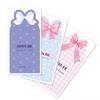 50 Pcs Bow Shape Sealing Stickers Pink Personalized Stickers Self-Adhesive Stickers  For Packaging