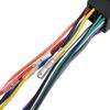 16 Pin Car Stereo Radio ISO Cable Adapter For ISO Female To For ISO Socket Connector Wiring Harness Automobile Accessories