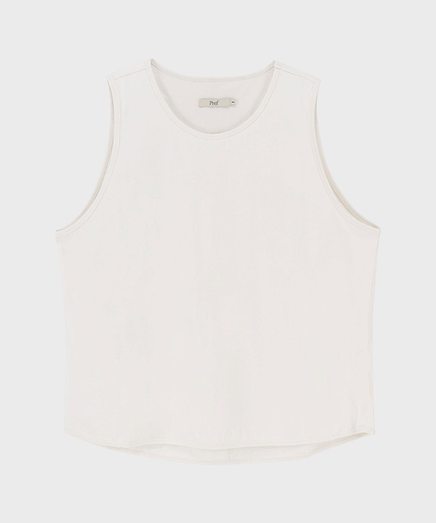 Pref White Sleeveless Top Xl