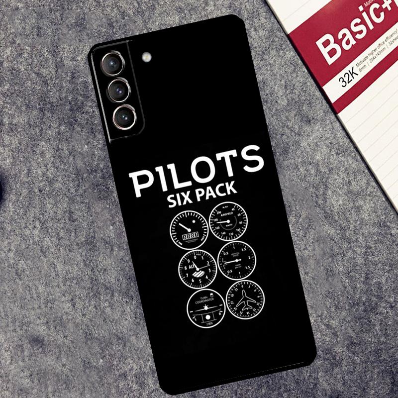 Airplane Pilot Case For Samsung Galaxy S25 S26 Ultra S20 S22 S23 S24 Ultra S21 Plus S10 S25 FE Cover Coque