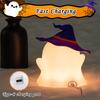 Halloween Festive Ghost Pat Light Safe Eco-Friendly PVC Pat-Activated Warm LED Battery Included Multi-Use for Bedroom Kids Room