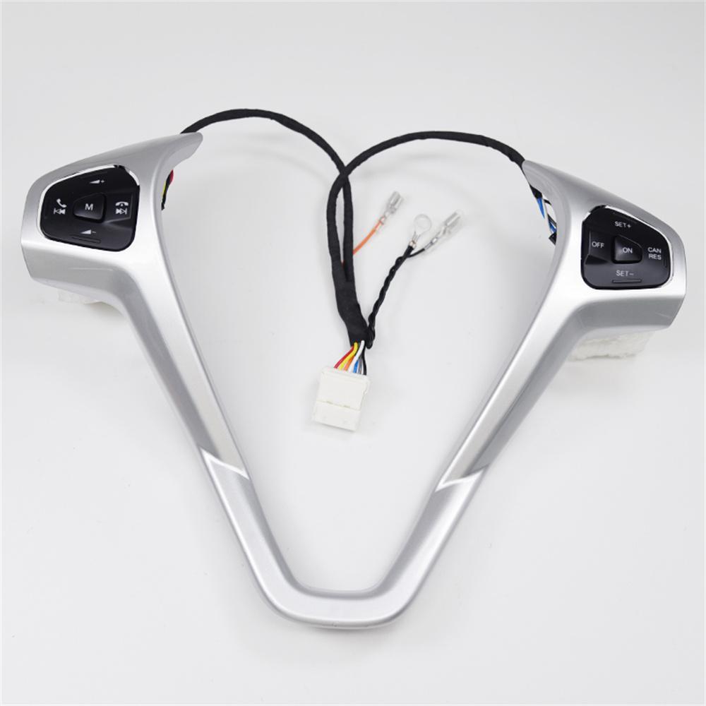 Blue LED Cruise Control Switch Steering Wheel Buttton For Ford Fiesta MK8 2013