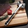 Zinc Alloy  Double-Sided Meat Tenderizer Hammer, Food-Safe Kitchen Tool for Pork Chops, Steak, Western Cuisine Tenderizer Hammer