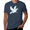 Das Hippie-Tauben-T-Shirt Große Größe Lässiges T-Shirt