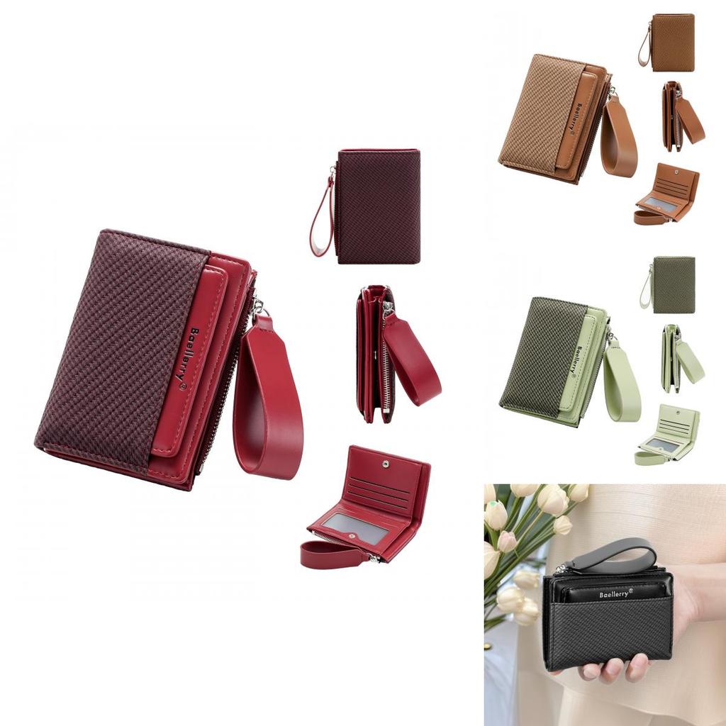 Minimalist Pu Womens Short Wallet With Card Holder And Coin Pocket For Daily Use