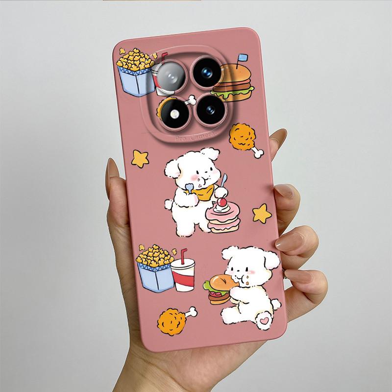 Für Redmi Note 14 Pro Plus 5G Hülle Note14 Pro+ 5G Weiche Silikon Handyhülle Süß Bemalte Modische Cartoon-Bedruckte Rückseite