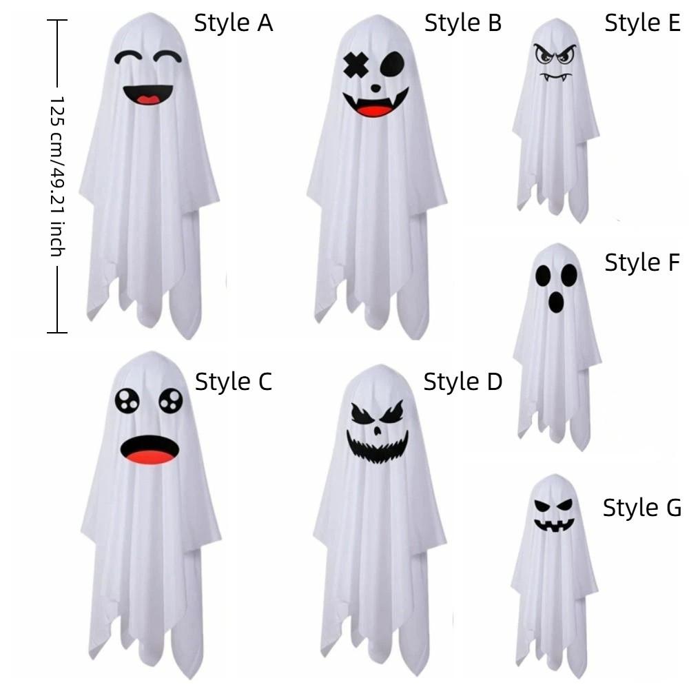 Eerie Halloween Hanging Ghost Decor White Front Door Hanging Halloween Gifts
