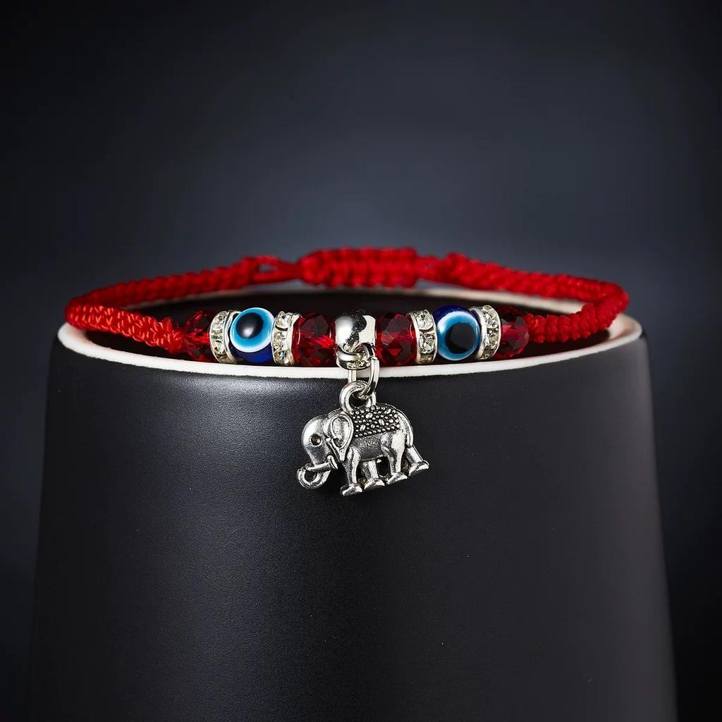 Türkisches Glücksarmband mit blauem Blick (14 verschiedene Stile) – Handgefertigter Glücksschmuck für Damen – Modisches Armband mit blauem Augen-Anhänger – Freundschaftsschmuck