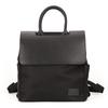 Camélia De Amour Women's Backpack, Stylish and Stylish, Made of Nylon and Genuine Leather, Perfect for Commuting, Brand Name Bag, T295-187black
