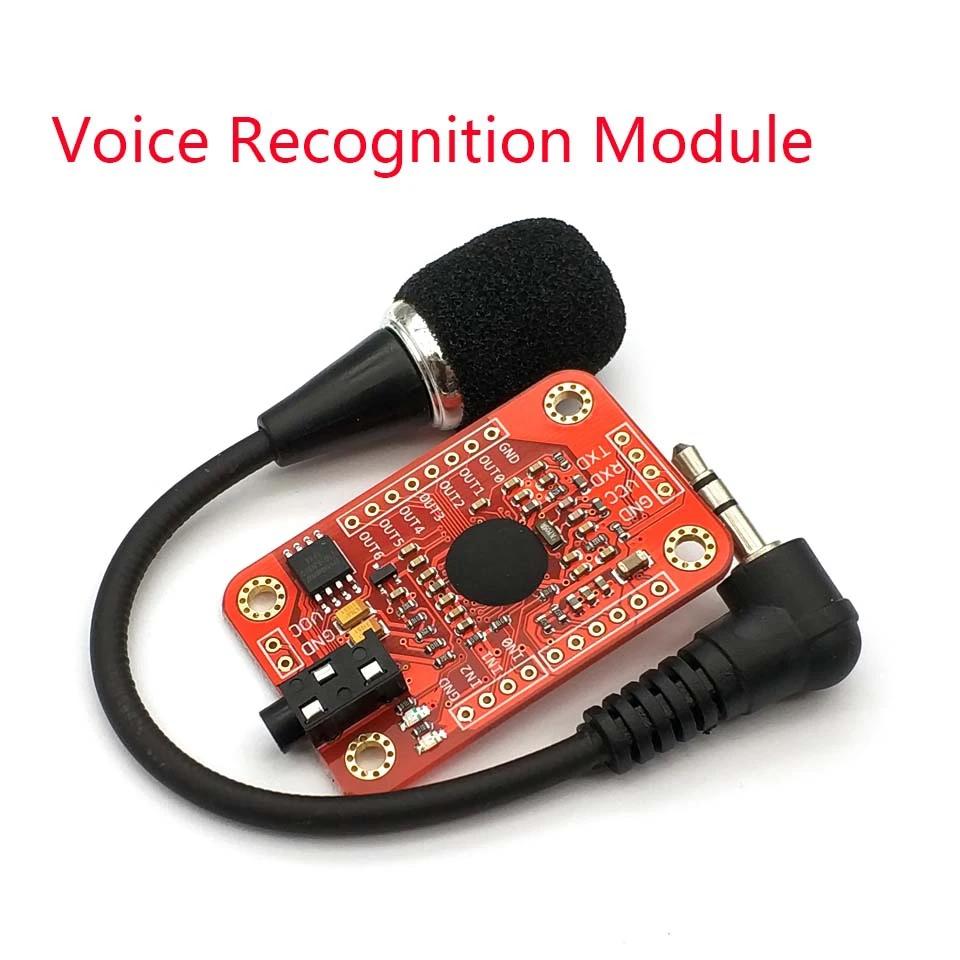 Speed Recognition Voice Recognition V3 Module Compatible Board for Arduino Support 80 Kinds of Voice High Accuracy Microphone