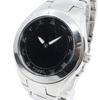 Used FOSSIL Big TickWatches black/Silver Stainless Steel Mens blackDial