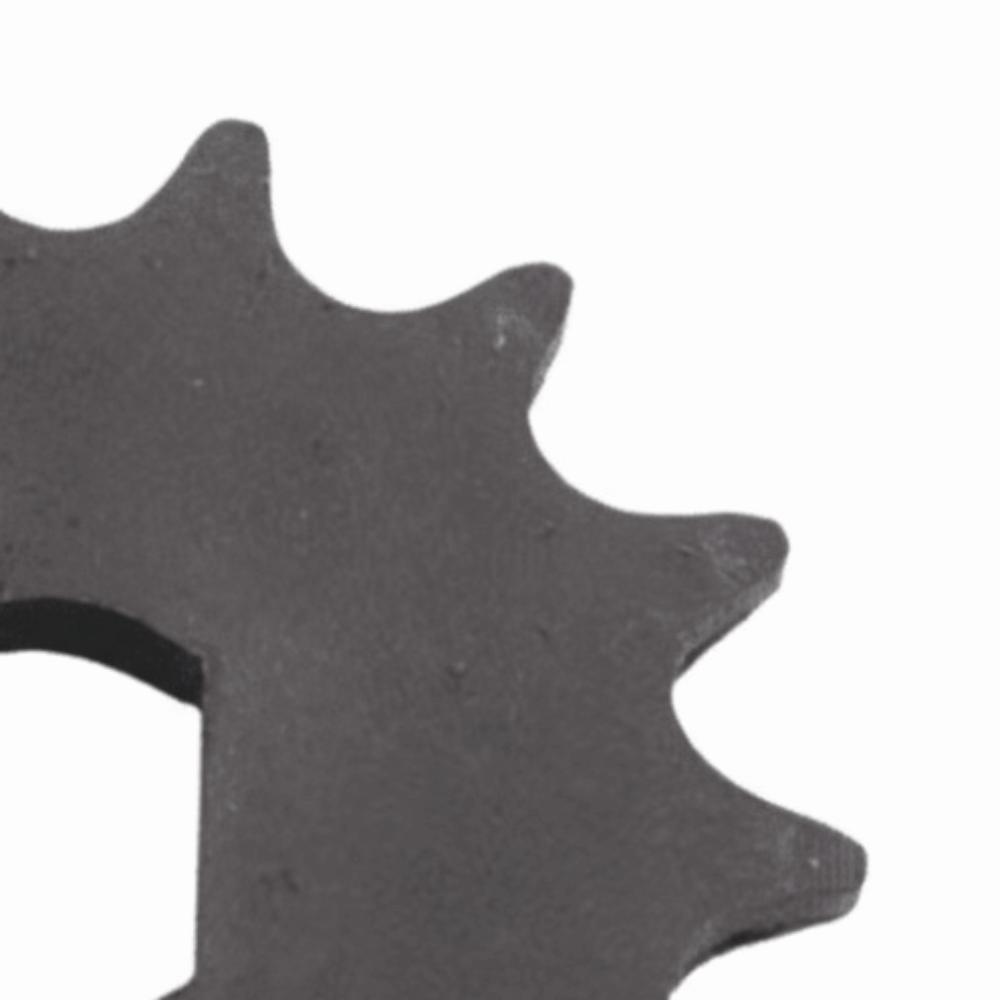 Black Motor Sprocket 10/14 Teeth Pinion Gear Durable Cast Iron Sprocket  Motor Mounting