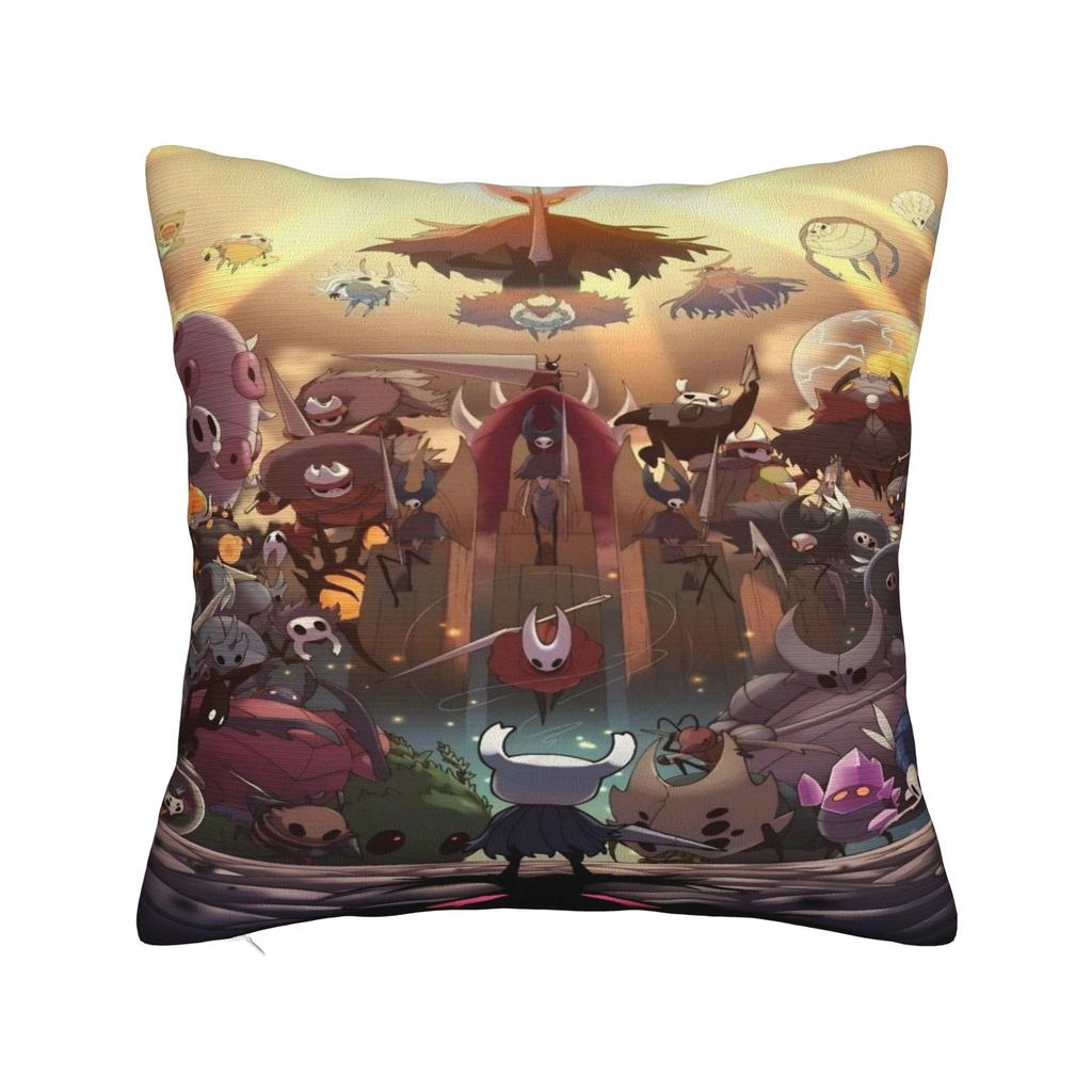 Hollow knight Cartoon Game Knight and Hornet Pillowcases Fashion Pillow Case For Office Car Home Decor Comfy Pillow Cover