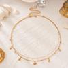 Double Layer Boho Starfish Conch Pendant Waist Belly Chain For Women Summer Beach Pearl Chain Bikini Belt Body Sexy Jewelry