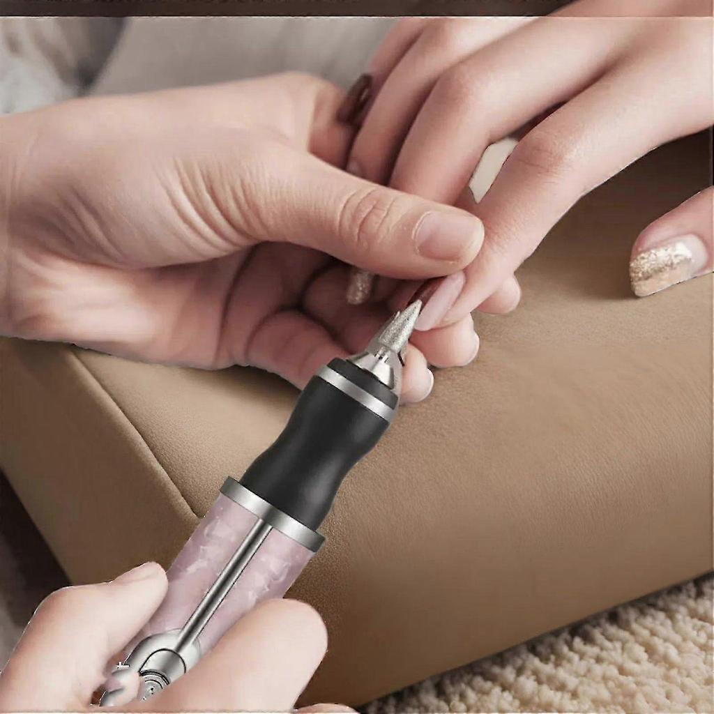 Electric Nail Grinder for Thick Toenails with 4 Speed Modes and 7 Attachments, Grey