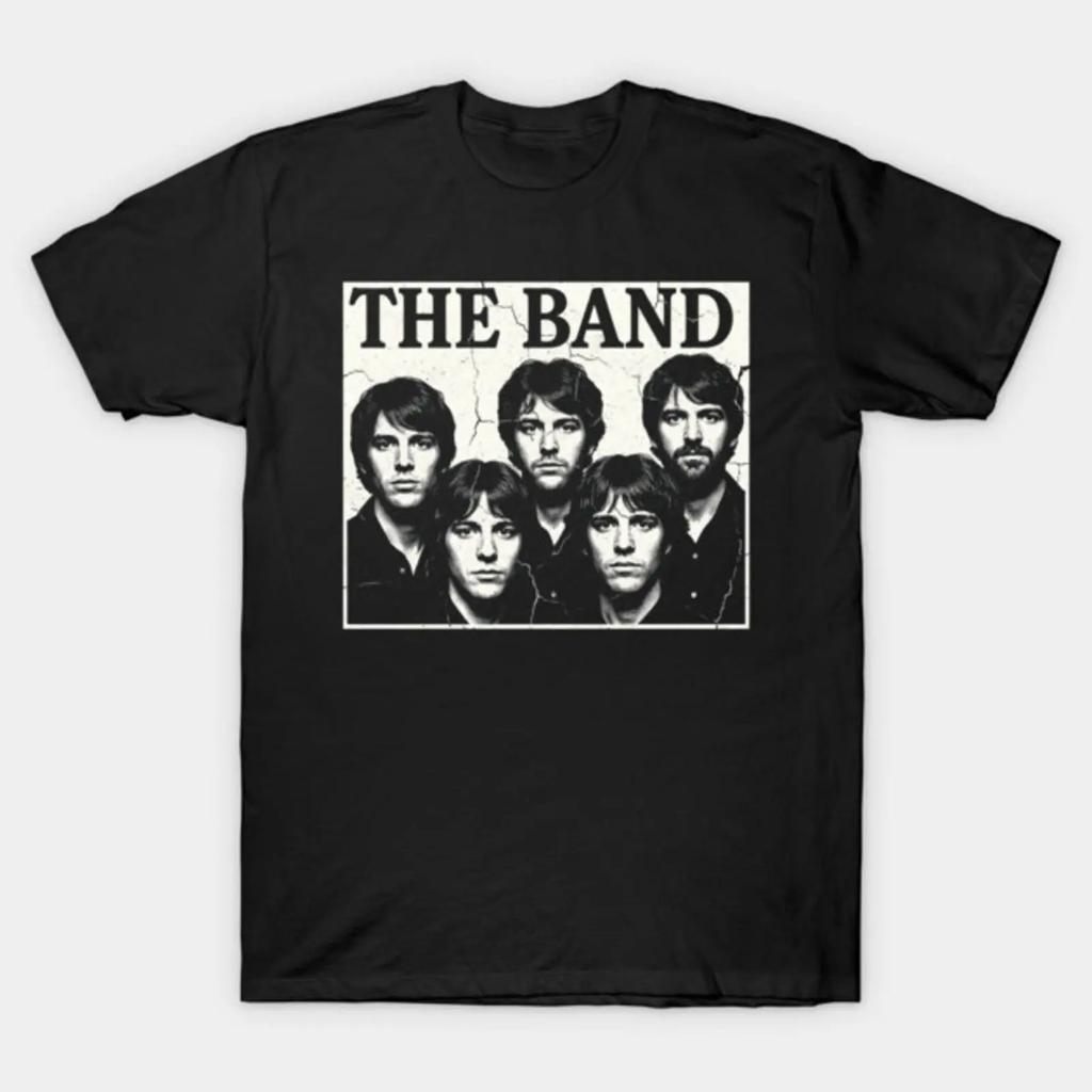 De Band Rock T-shirt Vintage Ademend Casual Stijlvol Grafisch Ontwerper Kleding Top Voor Dagelijks Gebruik Comfortabel