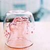WubbaLubba Coffee Mug Sakura Double Wall Glass Cup Cat Claw Cup Heat-resistant Handmade Creative Milk Mug Tea Whiskey Cup