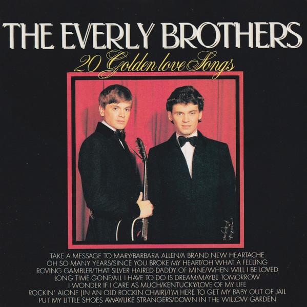 

CD EVERLY BROTHERS - 20 Golden Love Songs SPEC85016 Spectrum 1985 Netherland Pop Used