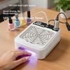 Dust Proof Nail Dust Collector Three In One Nail Polishing Machine Manicure Station
