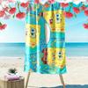 SpongeBob SquarePants3 Print Beach Towel, Large Soft Quick Dry Towel for Beach Camping Swimming