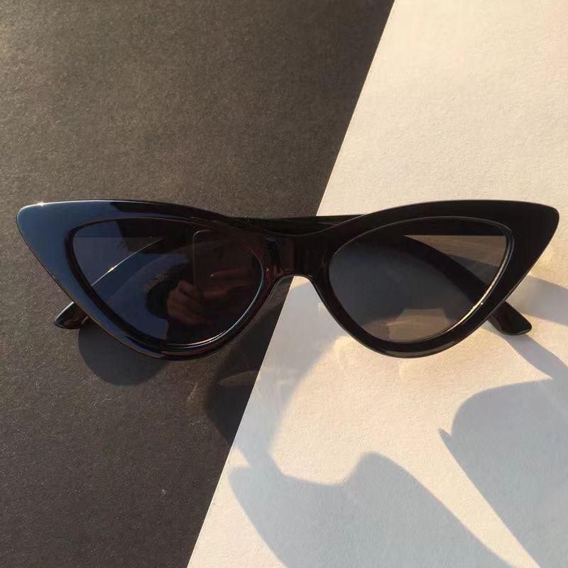 

Новые маленькие солнцезащитные очки «кошачий глаз» женские дизайнерские модные очки классические мужские винтажные очки мужские УФ400 1PC