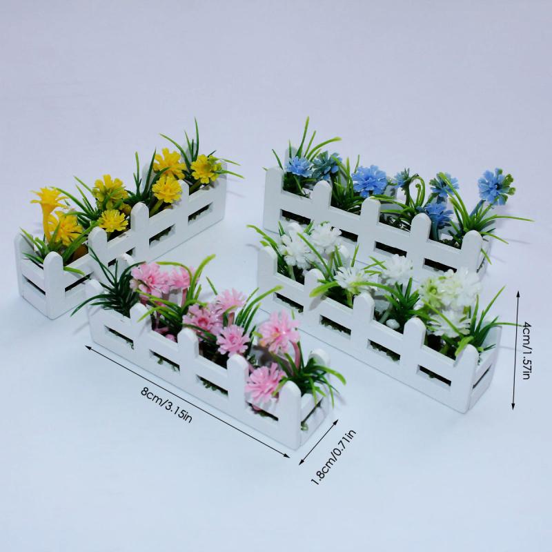 1/12 Puppenhaus Simulation Blume Topfmodell Puppenhaus Mini Gartendekoration Puppenhaus Mikrolandschaft Ornament