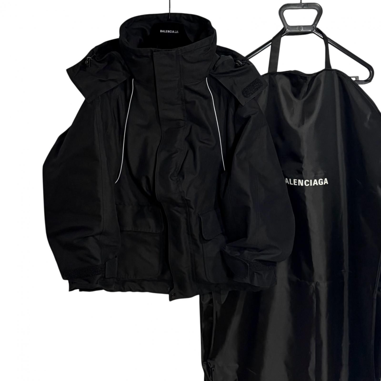 

Вжита куртка BALENCIAGA з нейлону чорна Нейлон чоловіча M чорний