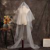 Single Layer Wedding Veil White Photo Veil New Wedding Accessories