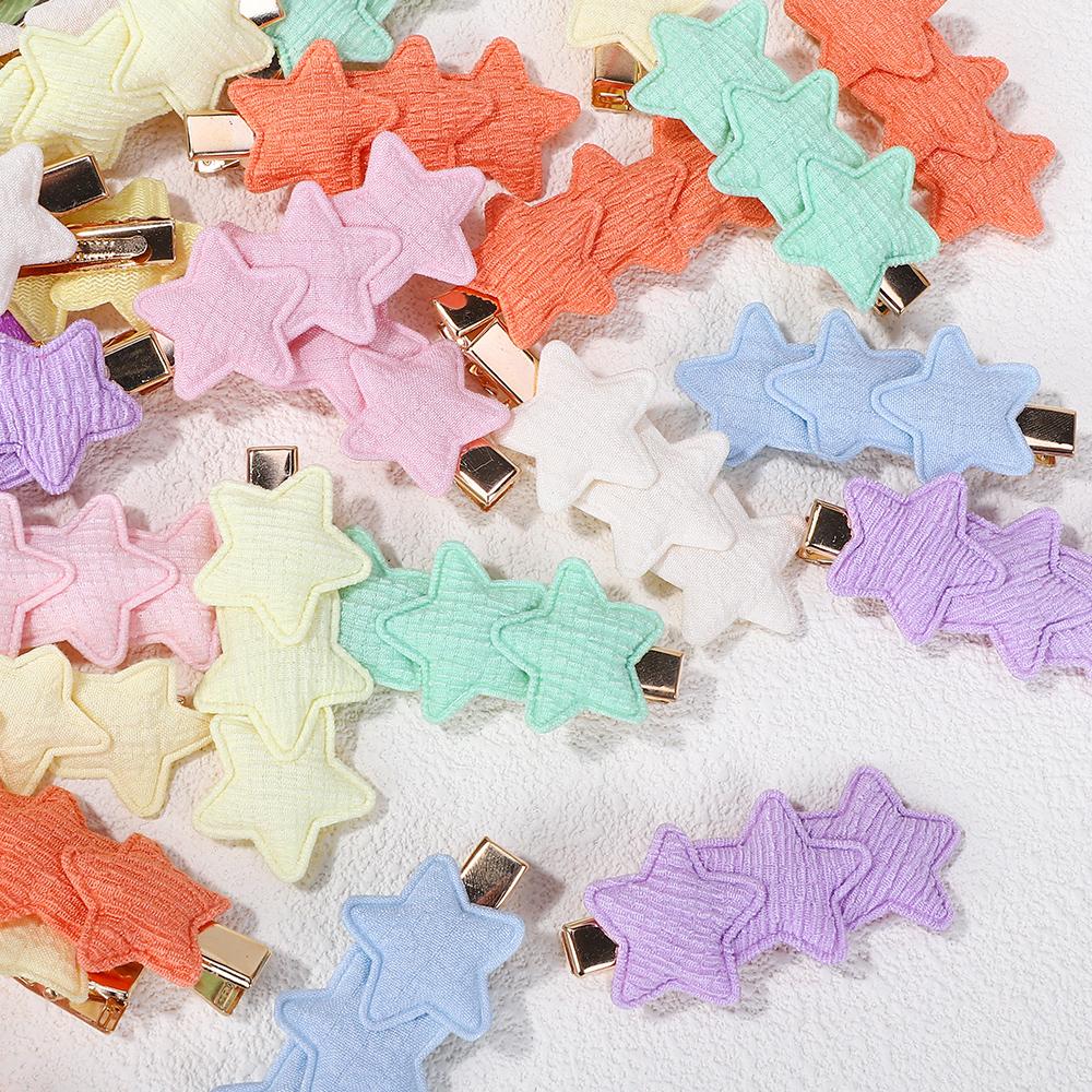 

30Pcs random kids hair bangs hairclips cartoon trees hairgripes girls lovely head clips boutique children headwear