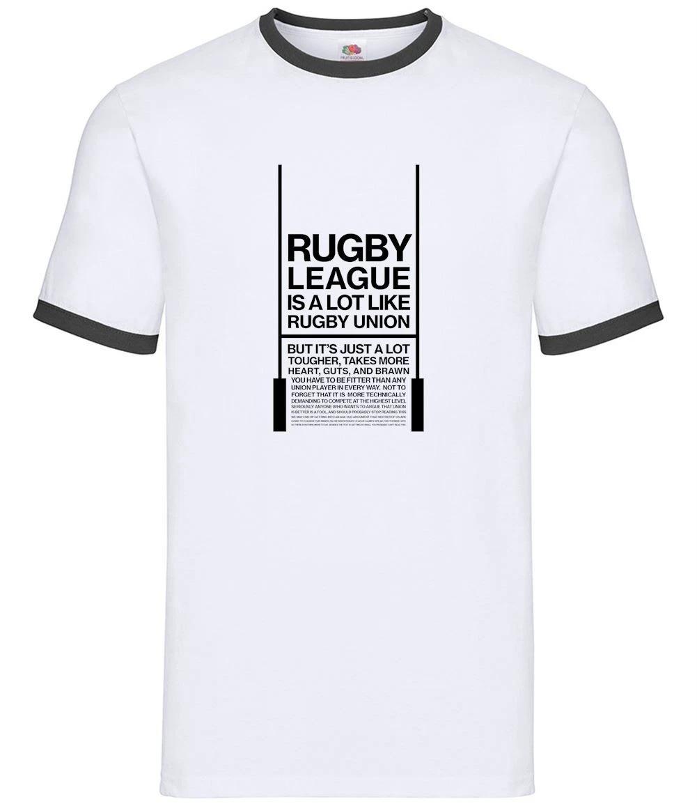 Rugby League Better Than Union - Mens Ringer - England Six Nations 6 Nations XXXXL