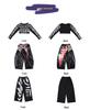 Girls' Jazzy Crop Long-Sleeve Top & Pants Set - Children's Street Dance Costume