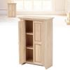 1:12 Dollhouse Miniature Wooden Wardrobe Simulated Furniture Model Toy Accessory
