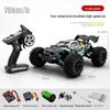 High-Speed 70km/h Brushless RC Car with 4WD and Metal Differential for Off-Roading