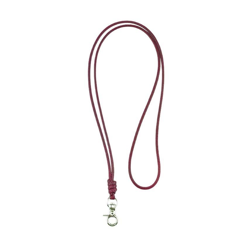 Solid Color Mobile Phone Lanyard Wax Line Long Multi-Color Anti-Lost Rope Versatile Glasses Clip Change Bag Necklace Lanyard