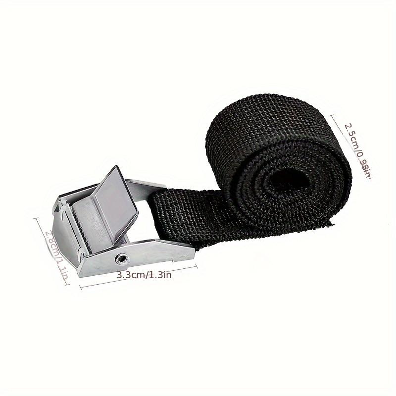 Heavy-Duty Adjustable Snap-On Straps Nylon Belt for Cars Motorcycles & Bicycles Secure Cargo & Luggage Fastening Solution with Buckle and Loop Closure