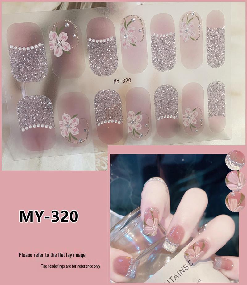 

5D Gel Nail Art Decals: Self-Adhesive, Wearable & Three-Dimensional Stickers for Women
