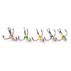 5Pcs Carbon Steel Sinking Baits Tackle Tool Accessory Set Small Winter Fishing Three Jaw Hook Ice Fishing Treble Hook