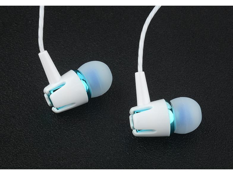 VPB S9 Electroplated Stereo In-Ear Wired Headphones with Microphone