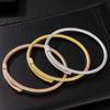Stainless Steel Women's Colorfast Wire Rope Bracelet