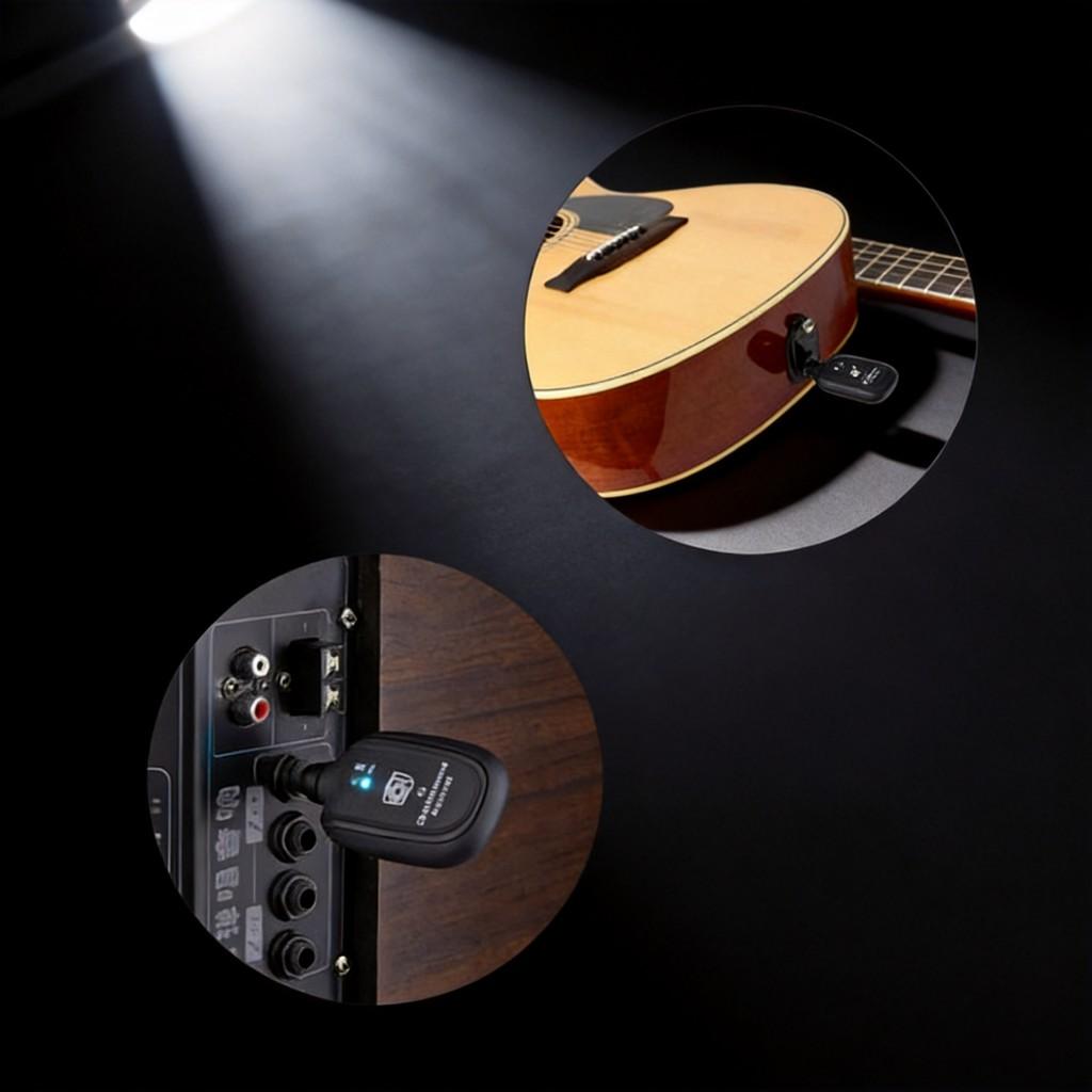 Guitar Wireless Transmitter Receiver For Music Instruments And Live Performances