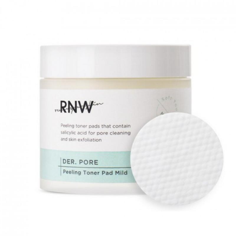 

RNW DER. Pore Peeling Toner Pad Mild 140ml (60pcs), Korean Cosmetics, Kbeauty