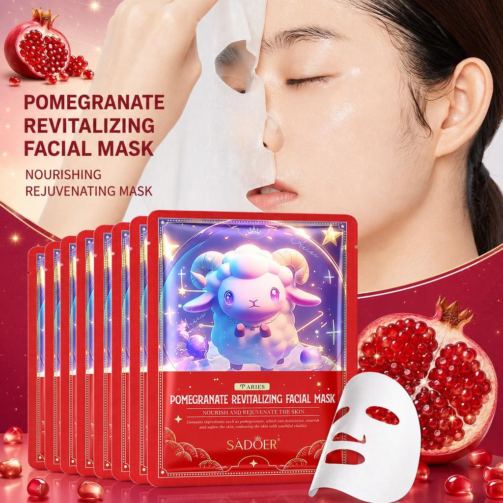 Collagen Facial Mask, Hydrating & Moisturizing Face Mask, Deep Hydration Skin Care, Anti-Aging Facia
