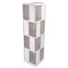 Rotating Bookshelf 360 Display Floor Standing Bookcase Storage Rack Corner Bookshelf for Small