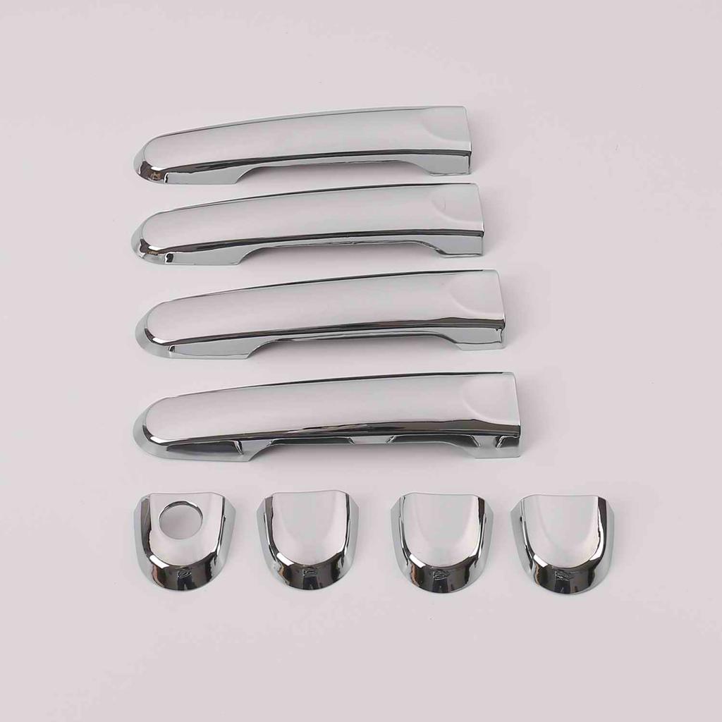 Für Nissan March Micra K13 2010 2011 2012 2013 2014 2015 ABS Hochglanz Schwarz Türgriffabdeckung Zierleiste Aufkleber Auto Styling Zubehör