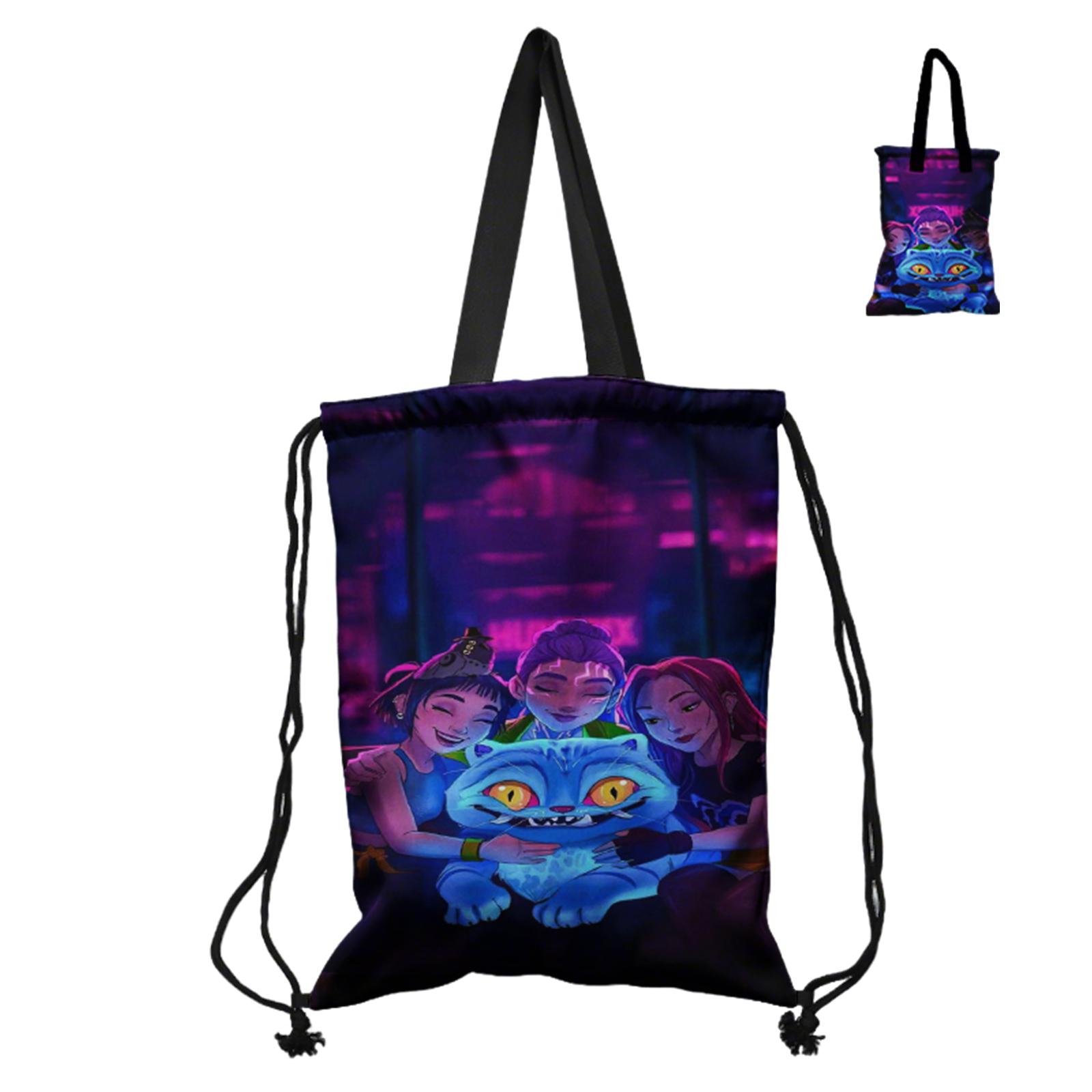 

Водонепроницаемая композитная ткань Двусторонняя сумка для хранения на шнурке One Size