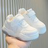 Kids White Shoes for Spring Autumn Boys Girls Casual Sneakers Soft Sole Anti Slip Skate Shoes
