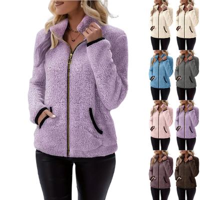 Kadın Süet Görünümlü Düğmeli Ceket Oversize Büzgülü Etek Kısa Boylu Mont Cepli Günlük Vintage Dış Giyim
